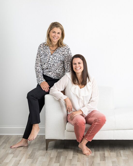 Jennifer Peterson and Jill Kearns, the sisters behind J. Peterson Design